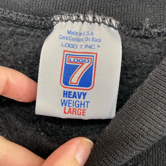 Vintage Logo 7 NFL Green Back Packers Sweatshirt 1997 New Orleans Size Large - Picture 6 of 7